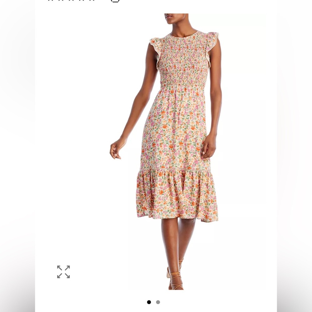 Lost and Wander
Down to Earth Smocked Printed Maxi Dress
